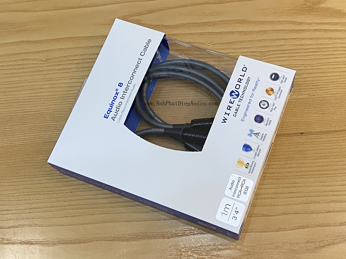 WIREWORLD - EQI8RCA/1.0m（RCAケーブル・ペア）＜Equinox8